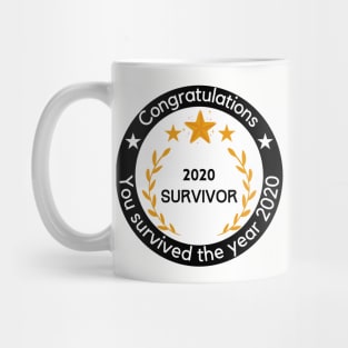 2020 survivor badge Mug